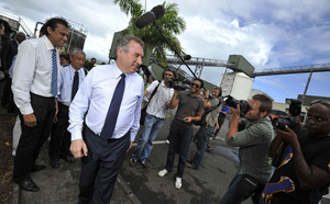 Retour en images sur la visite de F. Bayrou à Bois-Rouge
