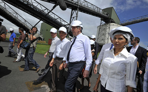 Retour en images sur la visite de F. Bayrou à Bois-Rouge