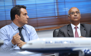 Retour en images sur la nomination de Marie-Joseph Malé à Air Austral