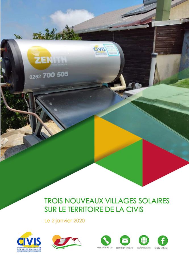 Trois nouveaux villages solaires sur le territoire de la CIVIS