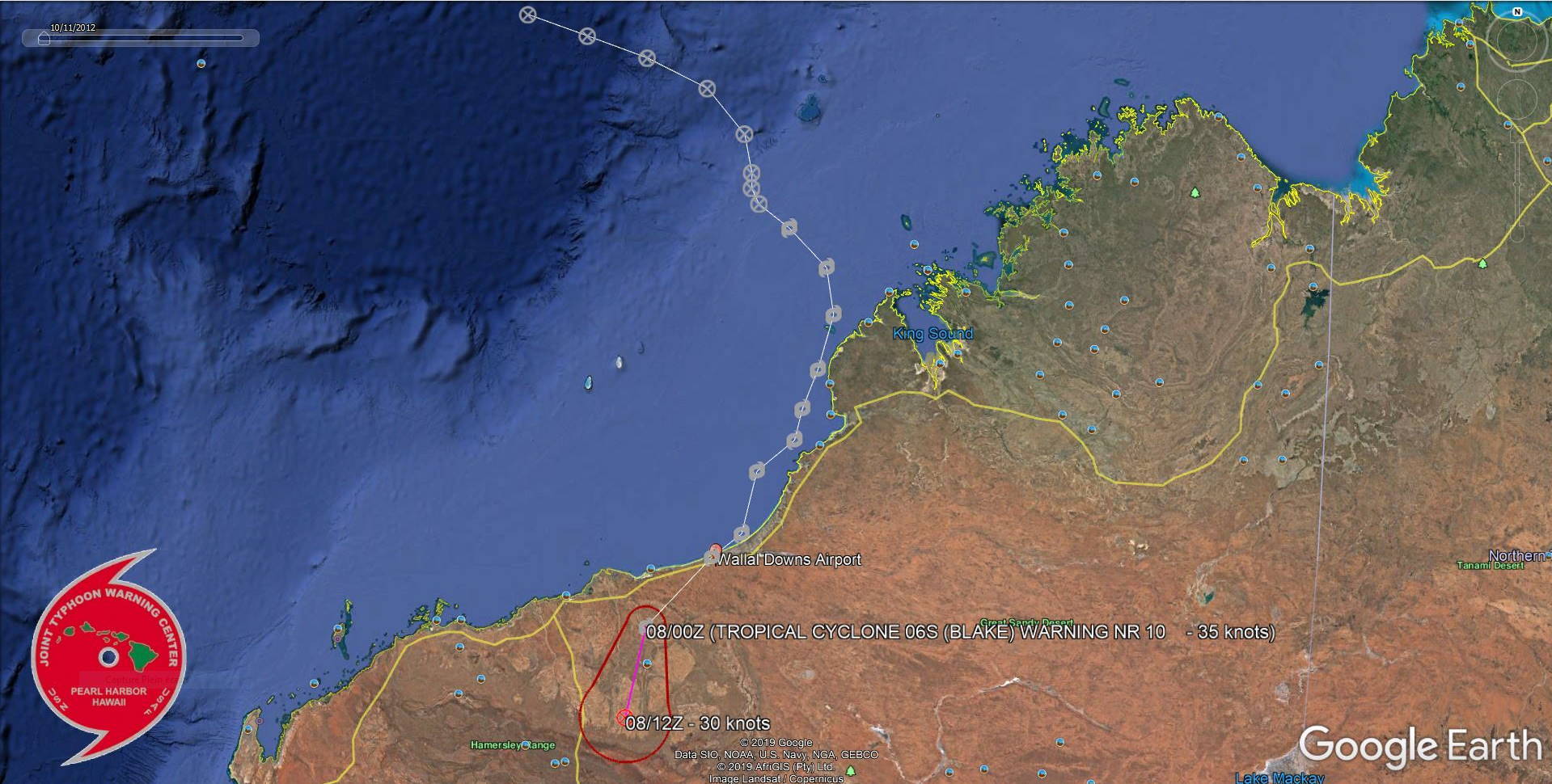 Tempête tropicale BLAKE: l'Australie qui rit...face à l'Australie qui pleure