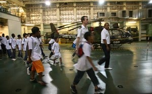 Le Dixmude n'a plus de secret pour les marmailles de 1000 sourires