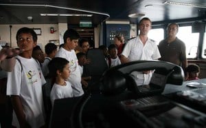 Le Dixmude n'a plus de secret pour les marmailles de 1000 sourires
