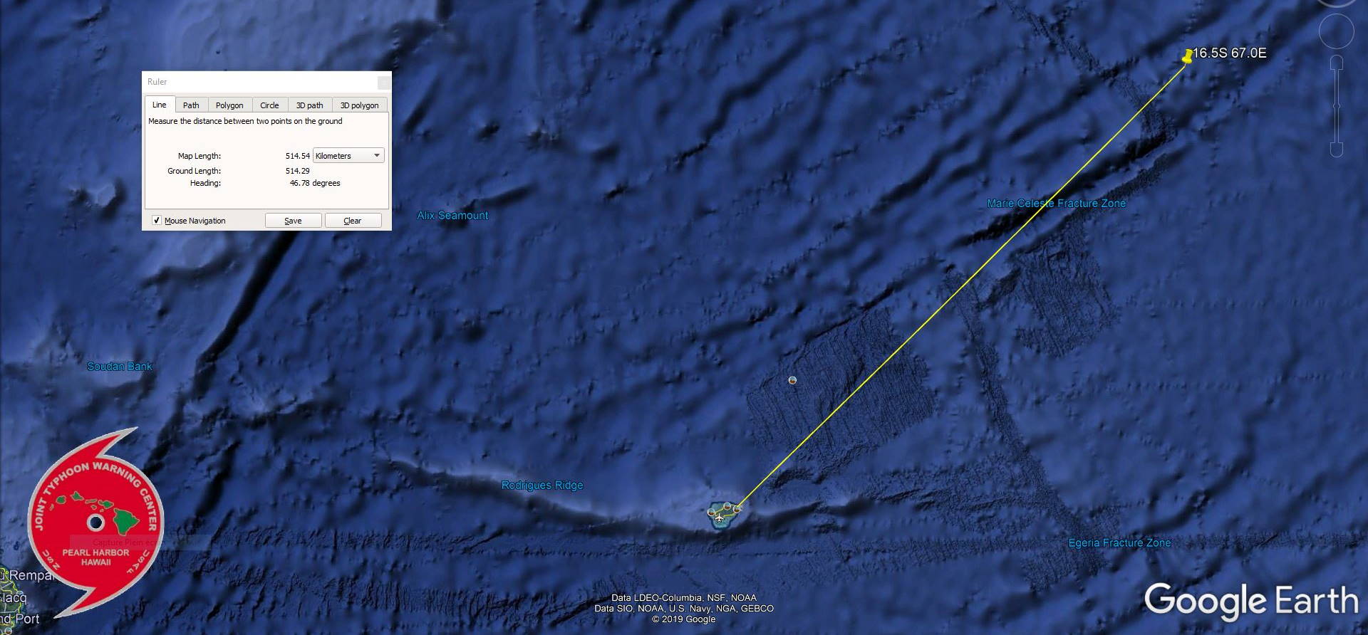  [JTWC] 94S: pas d'intensification pour le moment, deuxième bulletin d'alerte de formation cyclonique