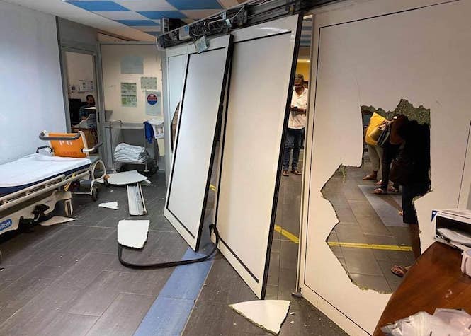 Un patient fait de gros dégâts matériels aux urgences sud