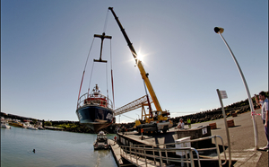Ste-Marie : Un bateau dans les airs!