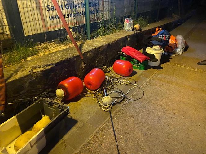 Les sauveteurs en mer de St-Gilles ont secouru deux pêcheurs naufragés ce mardi soir