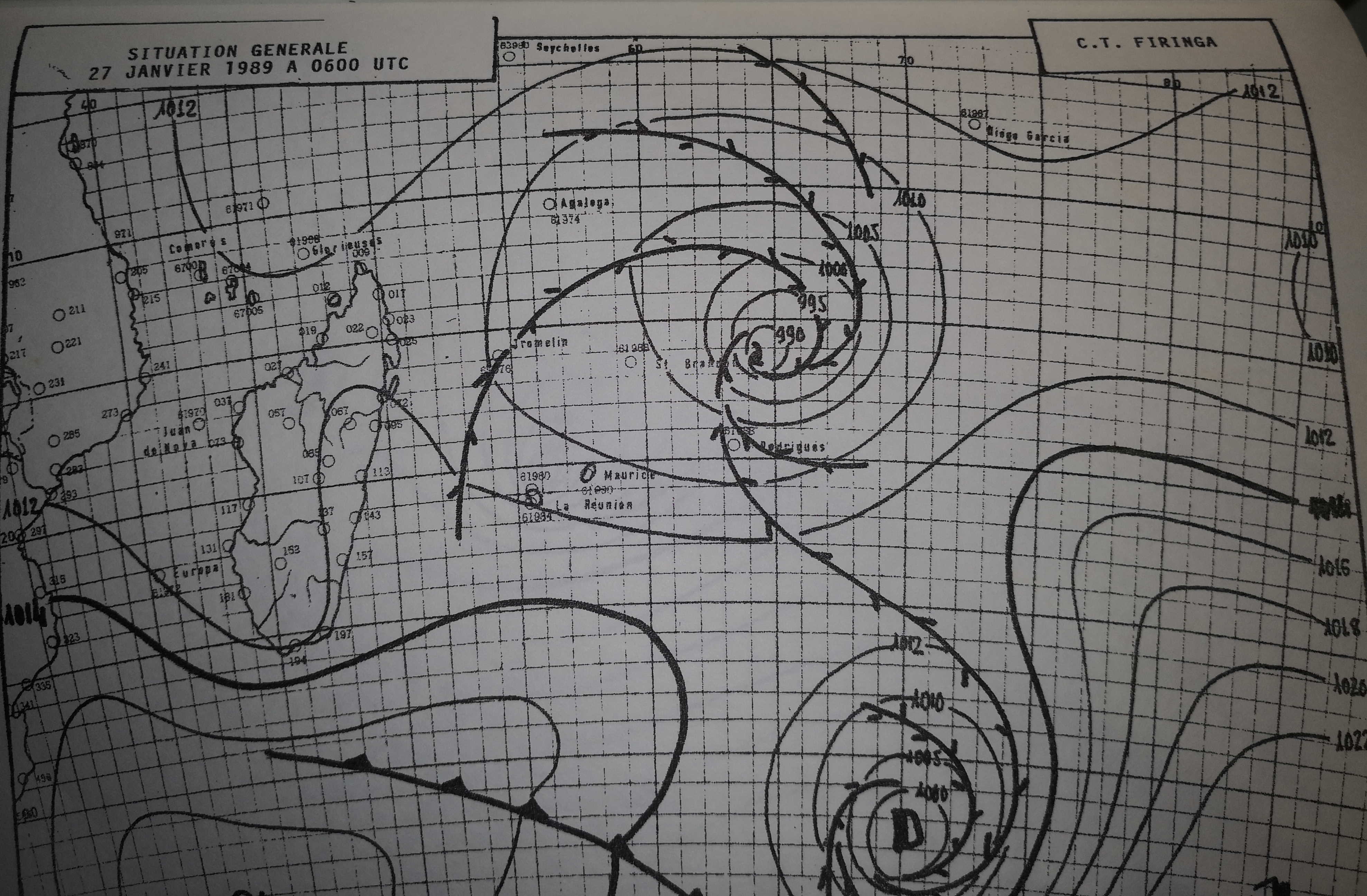 Le 29 Janvier 1989: FIRINGA un cyclone normal, des dégâts catastrophiques, une population traumatisée