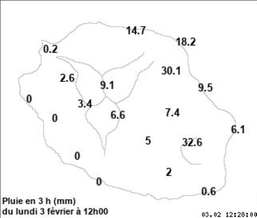 De bonnes averses, du vent et même des orages observés ce lundi matin