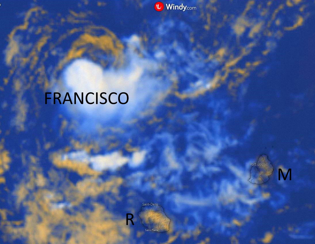 [Météo France] Retour d'un temps plus calme sur l'ensemble de la Réunion en fin de journée