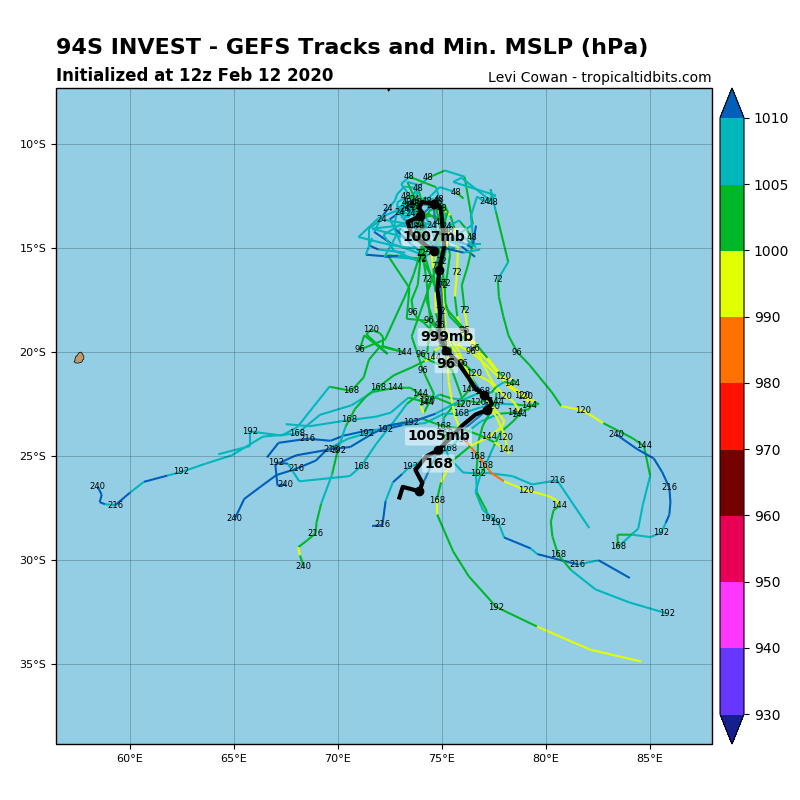 [JTWC] Zone suspecte 94S au Sud Sud-Est de Diégo Garcia: premier bulletin
