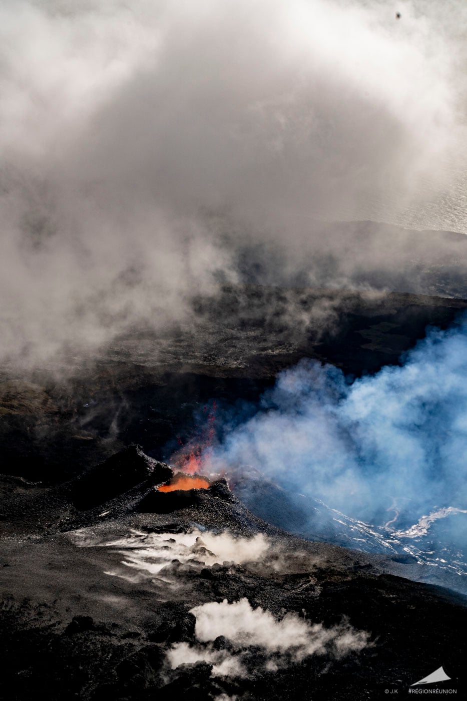 Le Piton de la Fournaise - 1ère éruption de l’année 2020