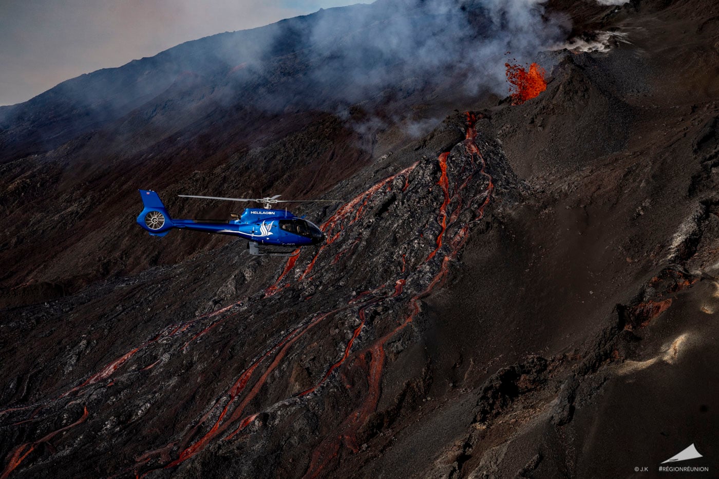 Le Piton de la Fournaise - 1ère éruption de l’année 2020