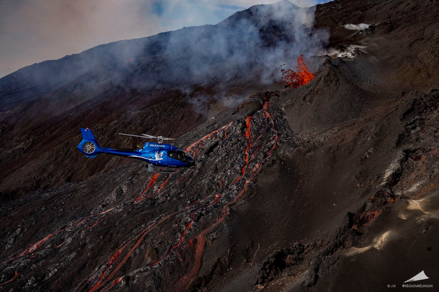 Le Piton de la Fournaise - 1ère éruption de l’année 2020