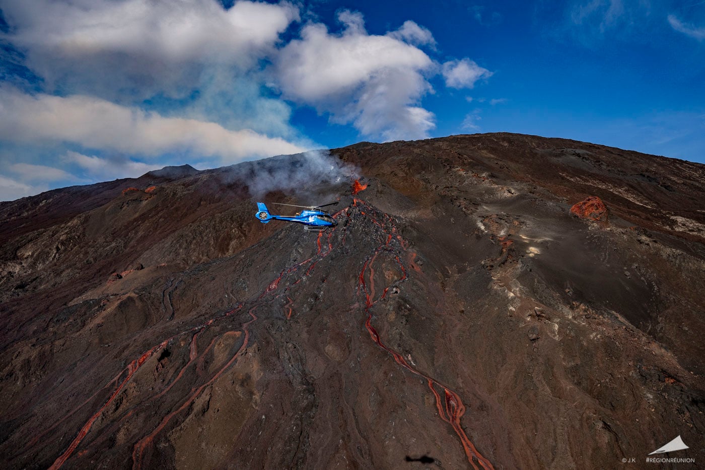 Le Piton de la Fournaise - 1ère éruption de l’année 2020