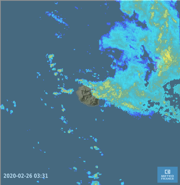 Les nuages les plus actifs sont passés sur Maurice mais le temps reste instable