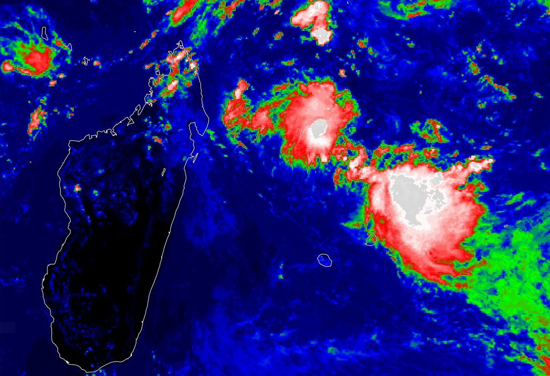 [Météo France] Risque très faible de formation d'une tempête tropicale à partir de mardi au Nord-Ouest des Mascareignes