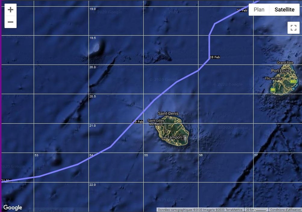 [JTWC] Combien de cyclones ont frappé les Mascareignes un 29 Février?