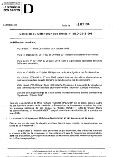 Droit de réponse de Philippe Robert suite à l'article de Pierrot Dupuy