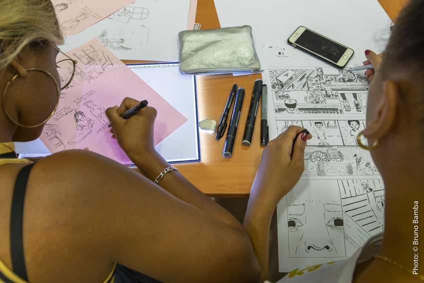 Résidence artistique du dessinateur Tehem aux Archives départementales : ateliers de bande-dessinée