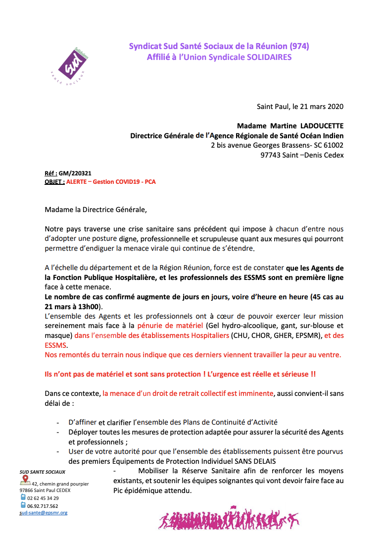 Coronavirus : L'ultimatum des syndicats de la santé