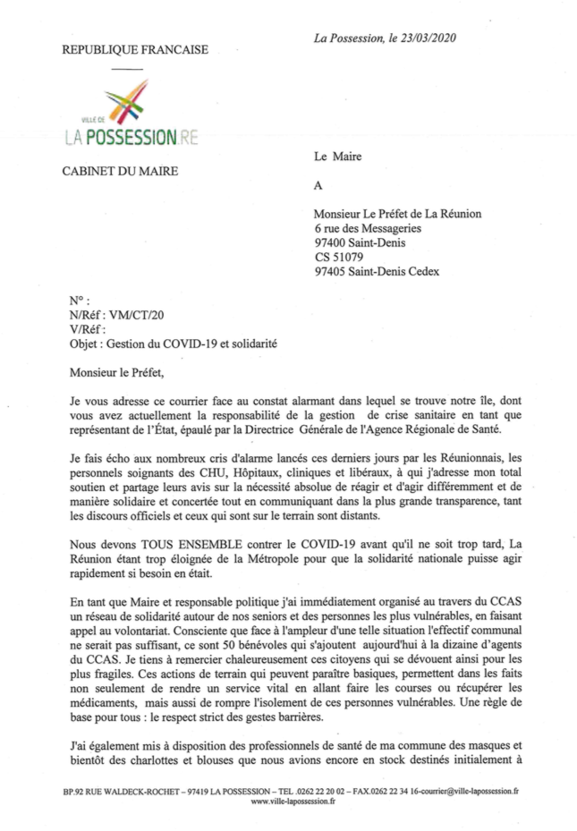 Vanessa Miranville propose le gymnase Daniel Narcisse comme site médical Covid-19