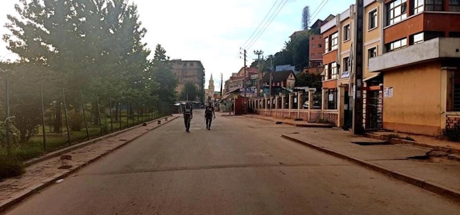 Madagascar: Les images édifiantes des rues désertes