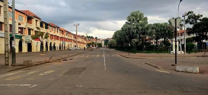 Madagascar: Les images édifiantes des rues désertes
