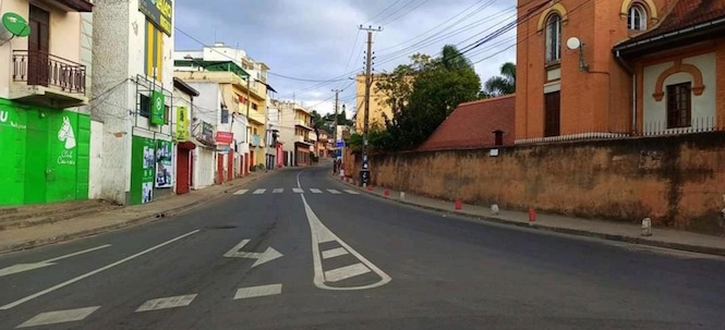 Madagascar: Les images édifiantes des rues désertes