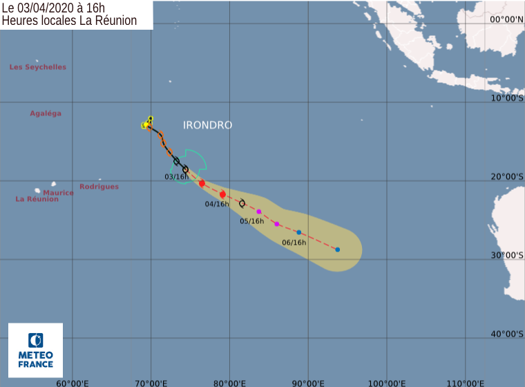 [Météo France/Navy US] Irondro s'intensifie probablement en Cyclone Tropical au cours de la nuit prochaine