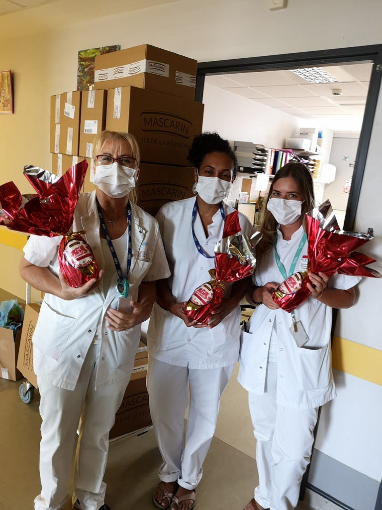 Des chocolats par milliers distribués au CHU de la Réunion
