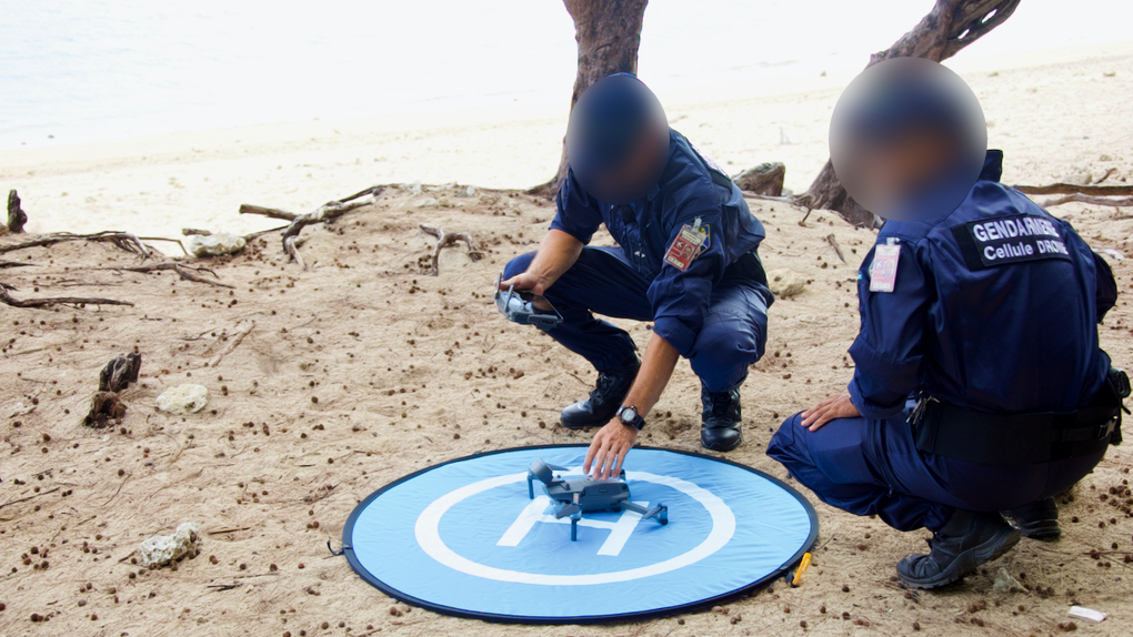 La gendarmerie opère des contrôles à l’aide d’un drone