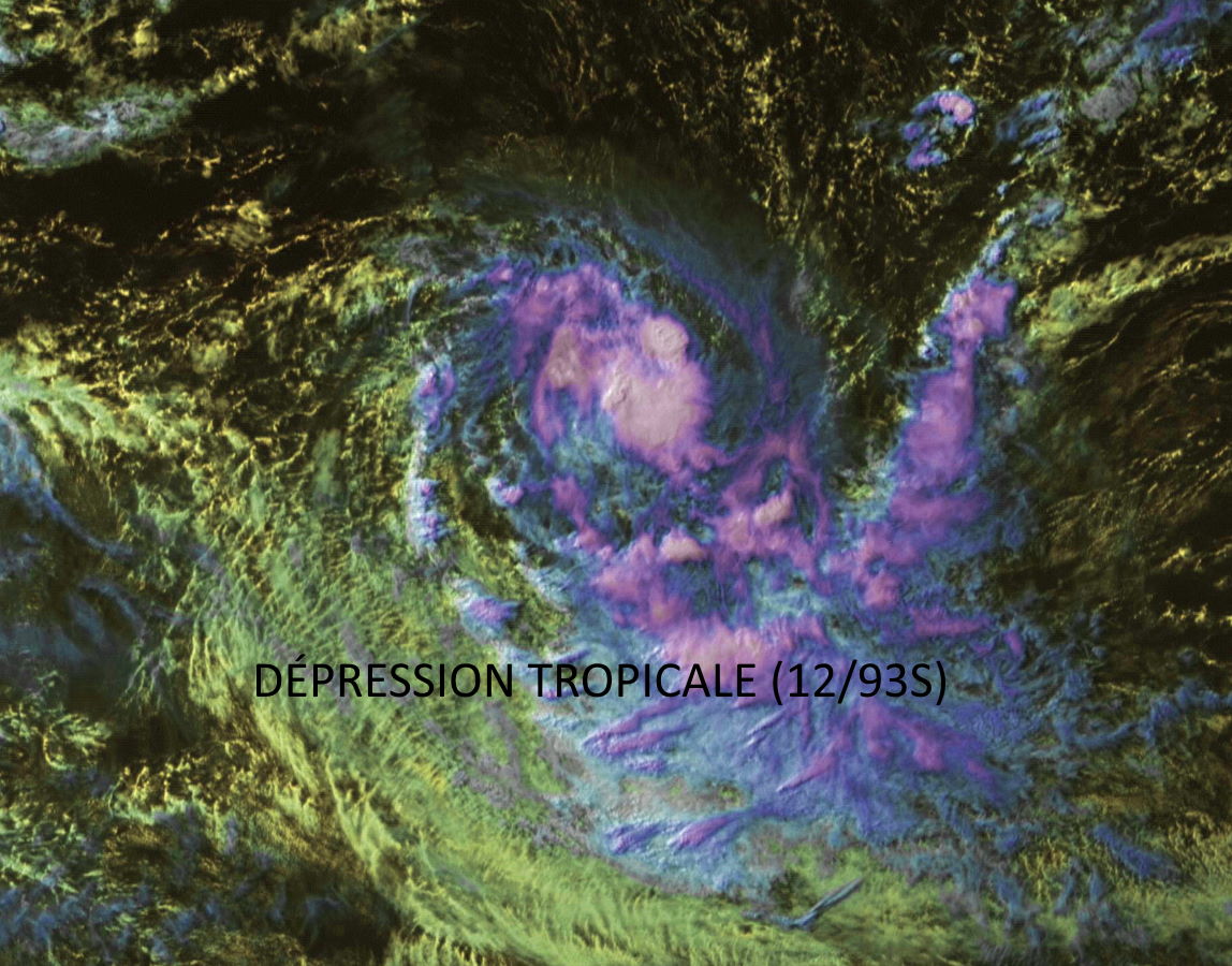 Météo France suit une dépression tropicale sur le Sud Ouest de l'océan indien