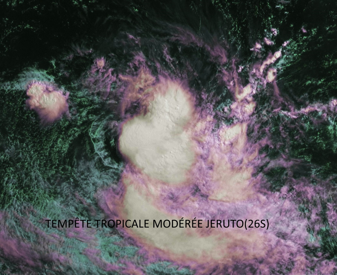 Le douzième système cyclonique de la saison baptisé JERUTO
