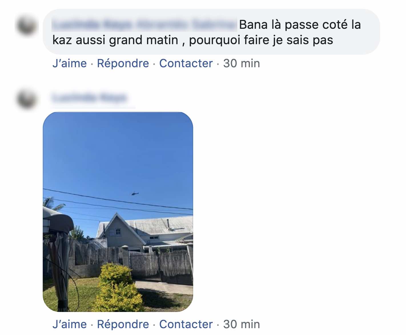 Plaine des Palmistes: Les habitants de Piton Cabris entendent un énorme boum