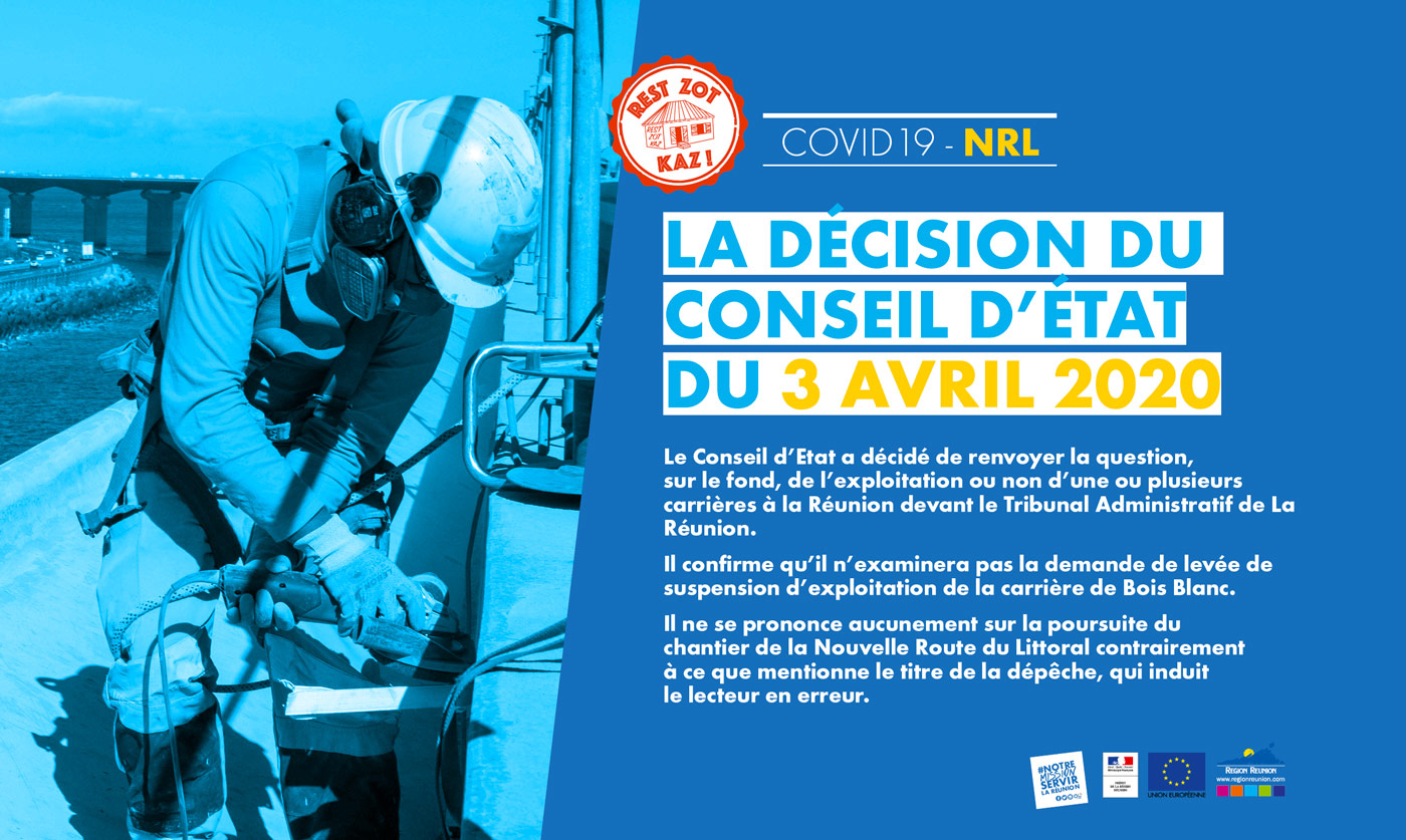 NRL : Redémarrage progressif des chantiers