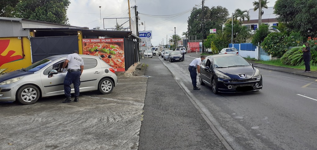 St-André: Opération de contrôle des attestions de déplacement