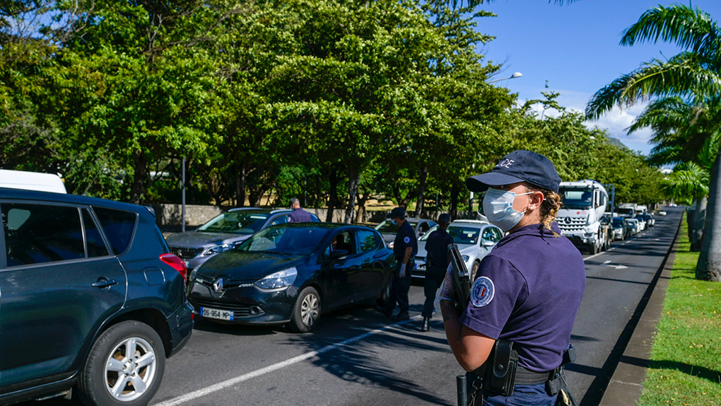 [Photos] Contrôle de police sur le boulevard Sud
