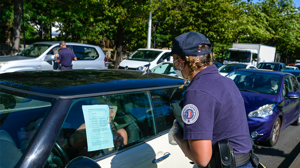[Photos] Contrôle de police sur le boulevard Sud