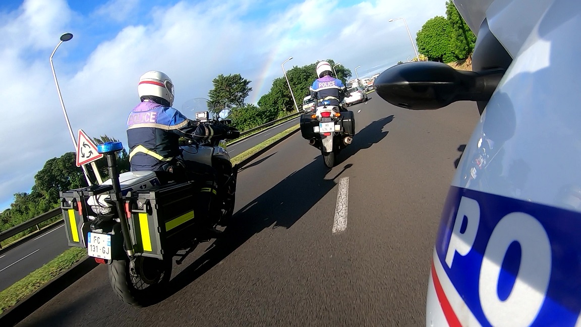 St-Pierre: Un motard contrôlé à 163 km/h sur la RN2