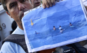 Retour en images de la mobilisation des surfeurs devant la Réserve marine