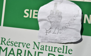 Retour en images de la mobilisation des surfeurs devant la Réserve marine