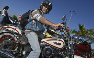 Les bikers péi sortent les vieux bolides