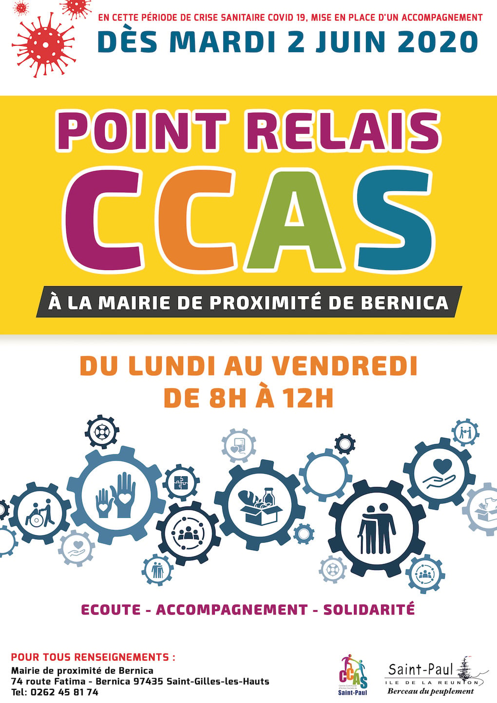 Un point relais CCAS au Bernica