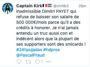 Dimitri Payet se fait défoncer sur les réseaux sociaux pour avoir refusé de baisser son salaire