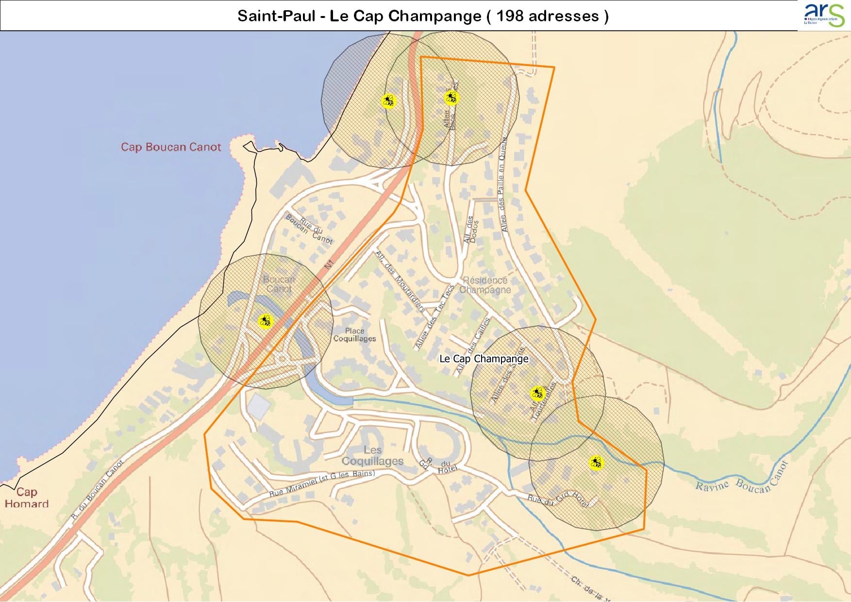 Des démoustications à La Caverne, Cap Champagne et Trou d’eau
