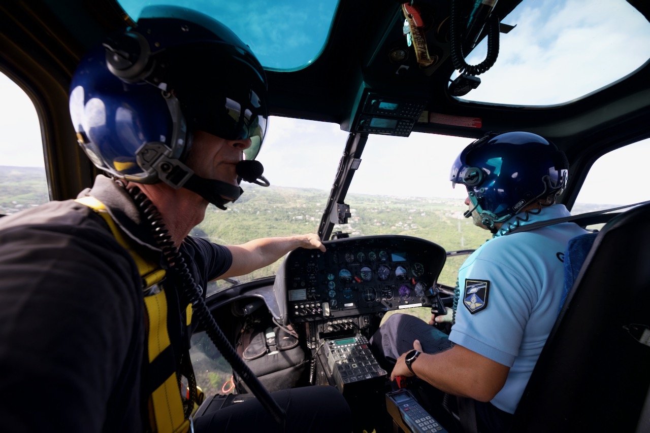 Vidéo - Impressionnante maîtrise d'un pilote d'hélicoptère de la gendarmerie de La Réunion 