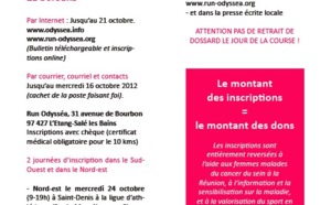 Odyssea 2012 : Nouveau record en perspective avec 10.000 participants