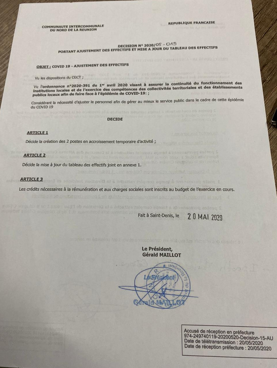 Ste-Marie : Richard Nirlo accuse Gérald Maillot d'achat de voix au travers d'embauches à la CINOR