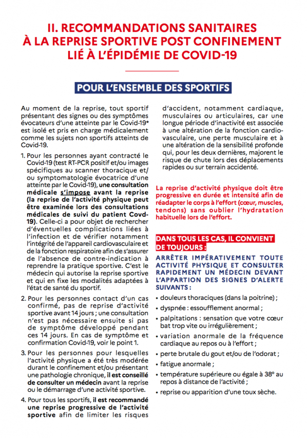 Déconfinement : une reprise sportive responsable à Saint-Leu